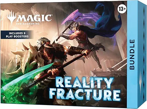 Magic: The Gathering Reality Fracture Bundle | Includes 9 Play Boosters, 30 Lands, 1 Foil Alt-Art Promo Card + Exclusive Accessories preorder